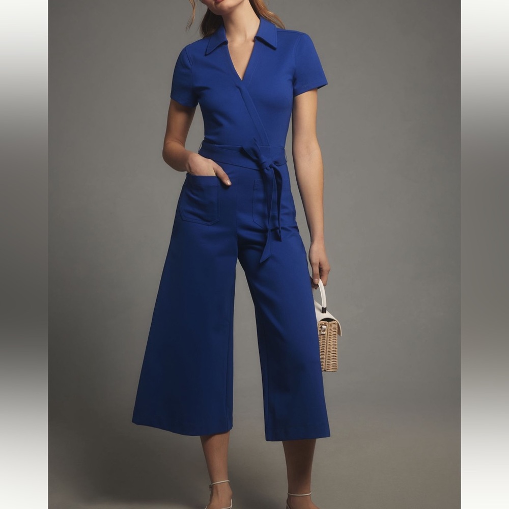 Maeve Colette wrap jumpsuit